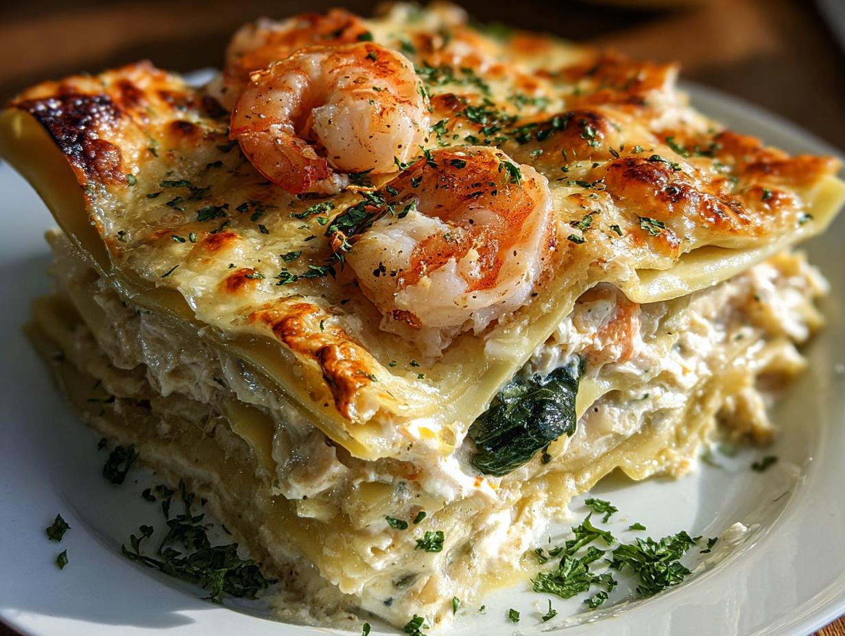 Seafood Lasagna Shrimp Crab: 1 Great Recipe