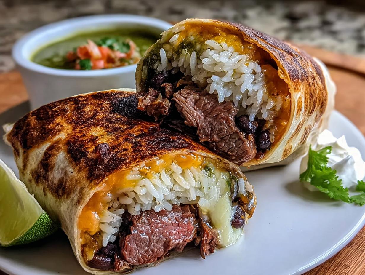 Smoked Beef Rib Burrito: Pure Beefy Bliss - Smoked Beef Rib Burrito - additional detail