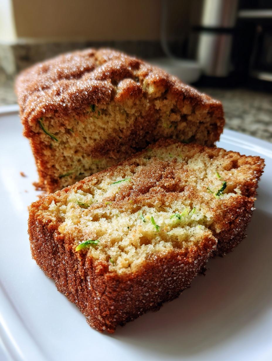 Snickerdoodle Zucchini Bread - detail 1