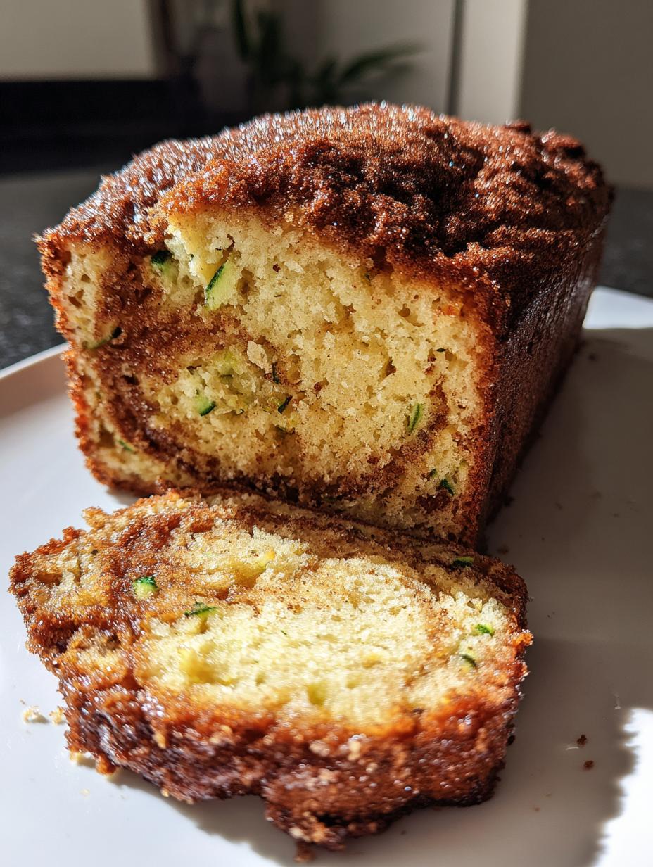 Snickerdoodle Zucchini Bread - detail 2