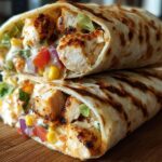 Southwest Grilled Chicken Wraps: 2 Amazing Steps 2 Southwest Grilled Chicken Wraps