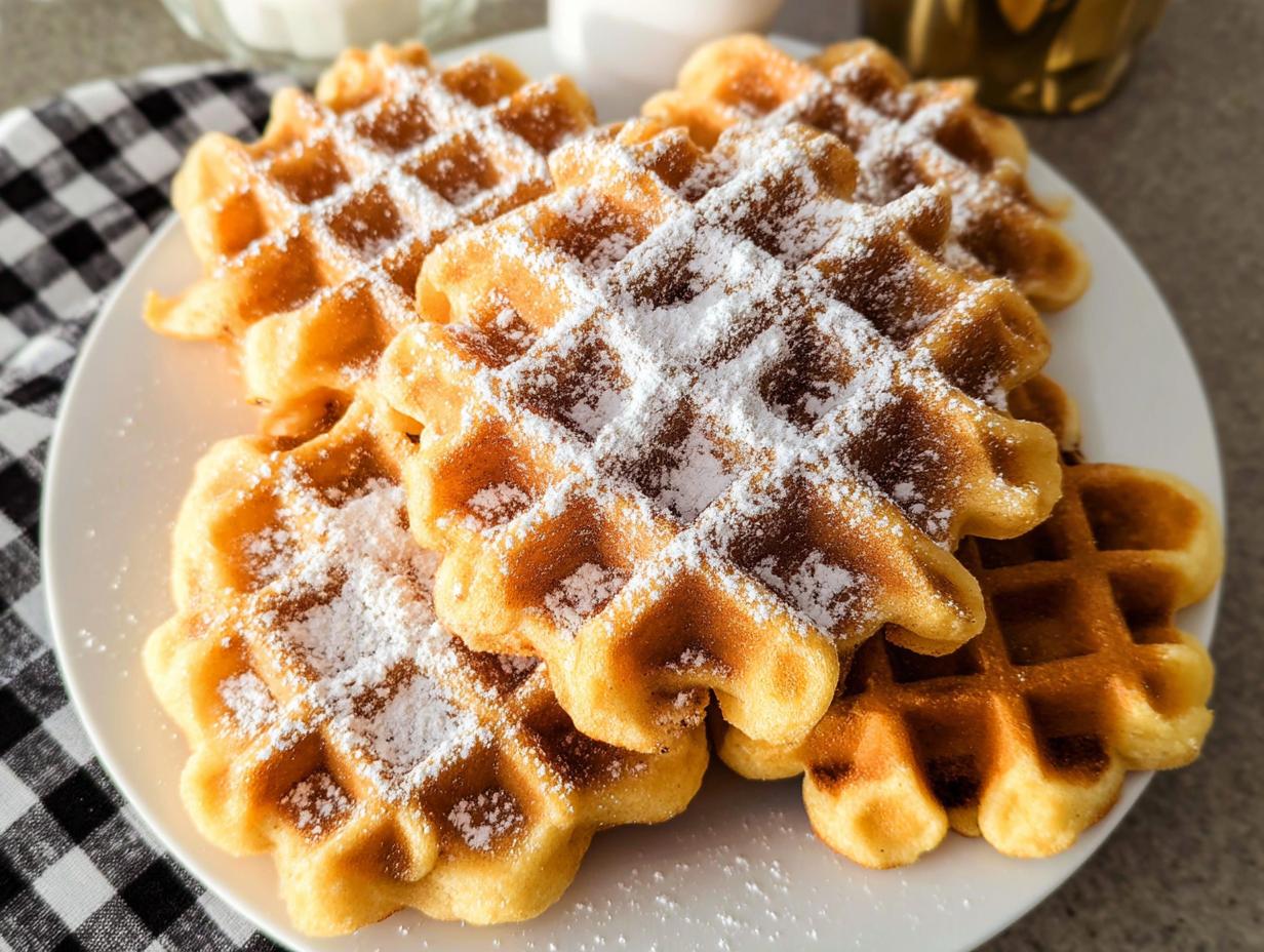 Vanilla Waffle Cookies - detail 1