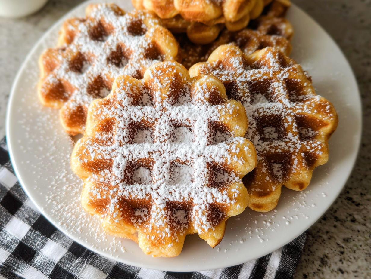 Vanilla Waffle Cookies