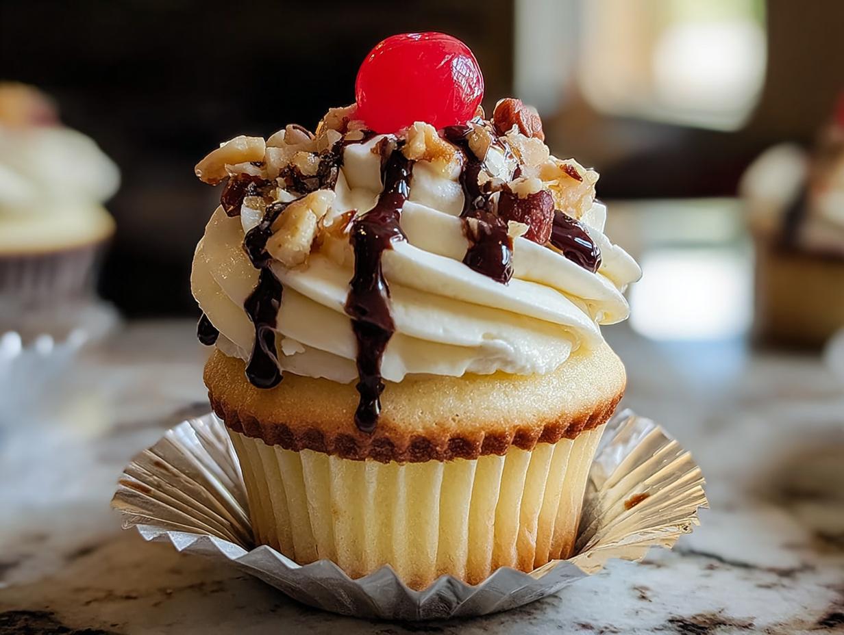 Banana Split Cupcakes: Simple Joy! 2 Banana Split Cupcakes: Simple Joy! - Banana Split Cupcakes - main visual representation