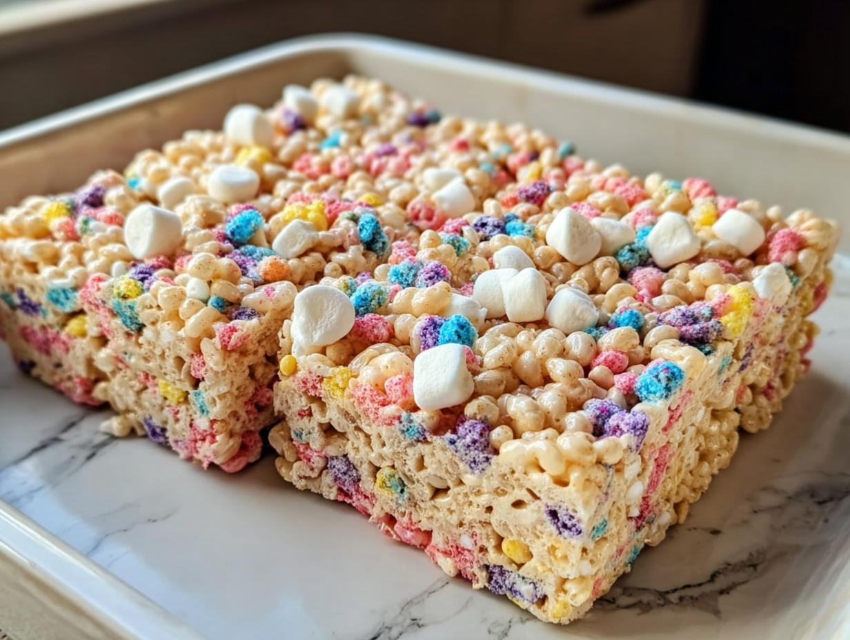 Cake Batter Rice Krispie Treats: 15-Min Magic - Cake Batter Rice Krispie - additional detail