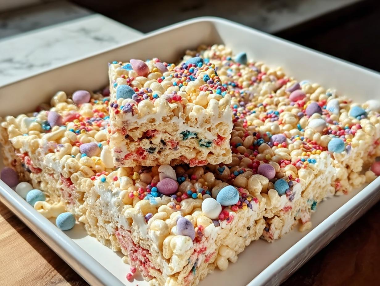 Cake Batter Rice Krispie