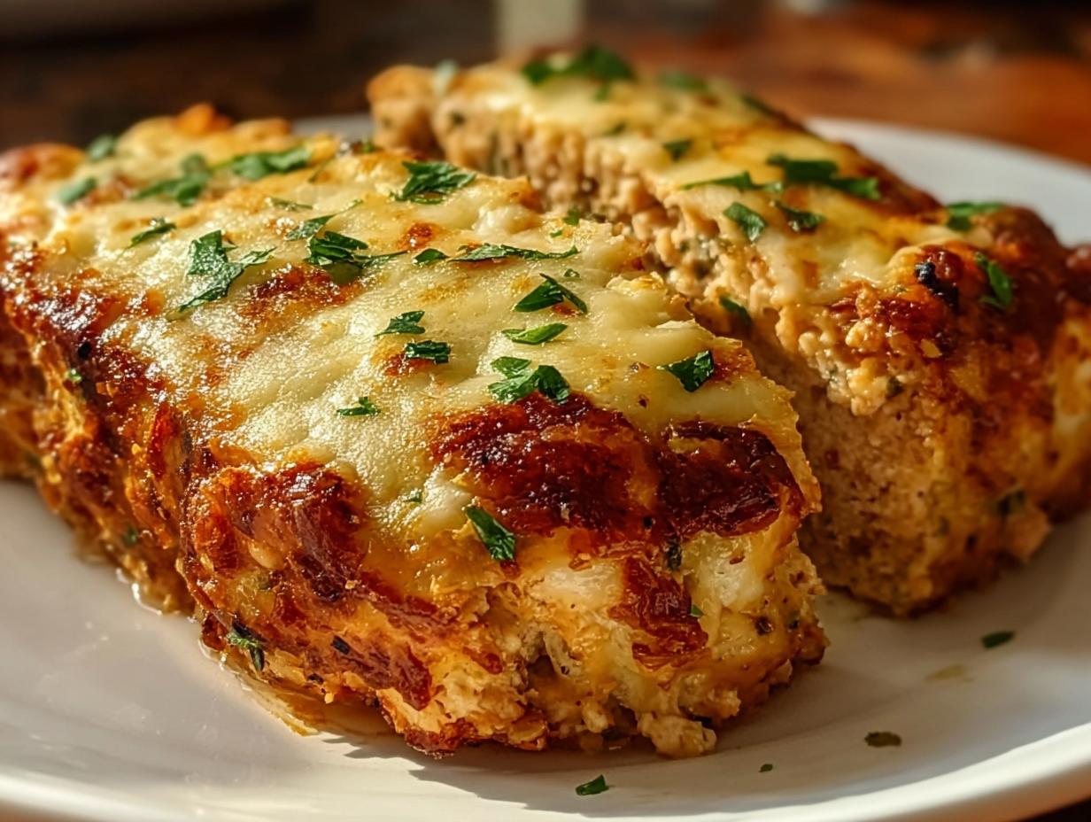 Chicken Meatloaf Garlic Parmesan: Amazing Taste 3 Chicken Meatloaf Garlic Parmesan: Striking Taste - Chicken Meatloaf Garlic Parmesan - additional detail