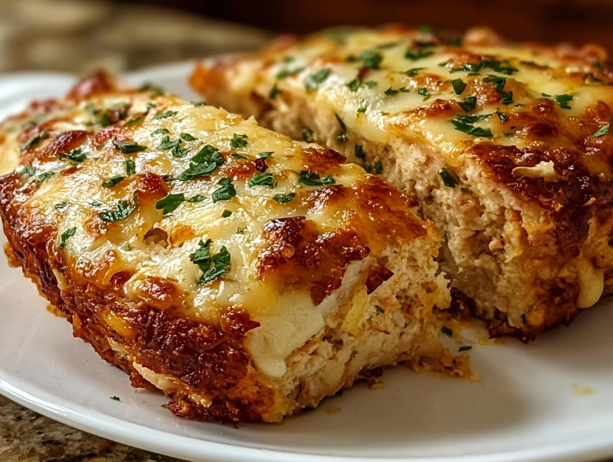 Chicken Meatloaf Garlic Parmesan: Amazing Taste 1 Chicken Meatloaf Garlic Parmesan