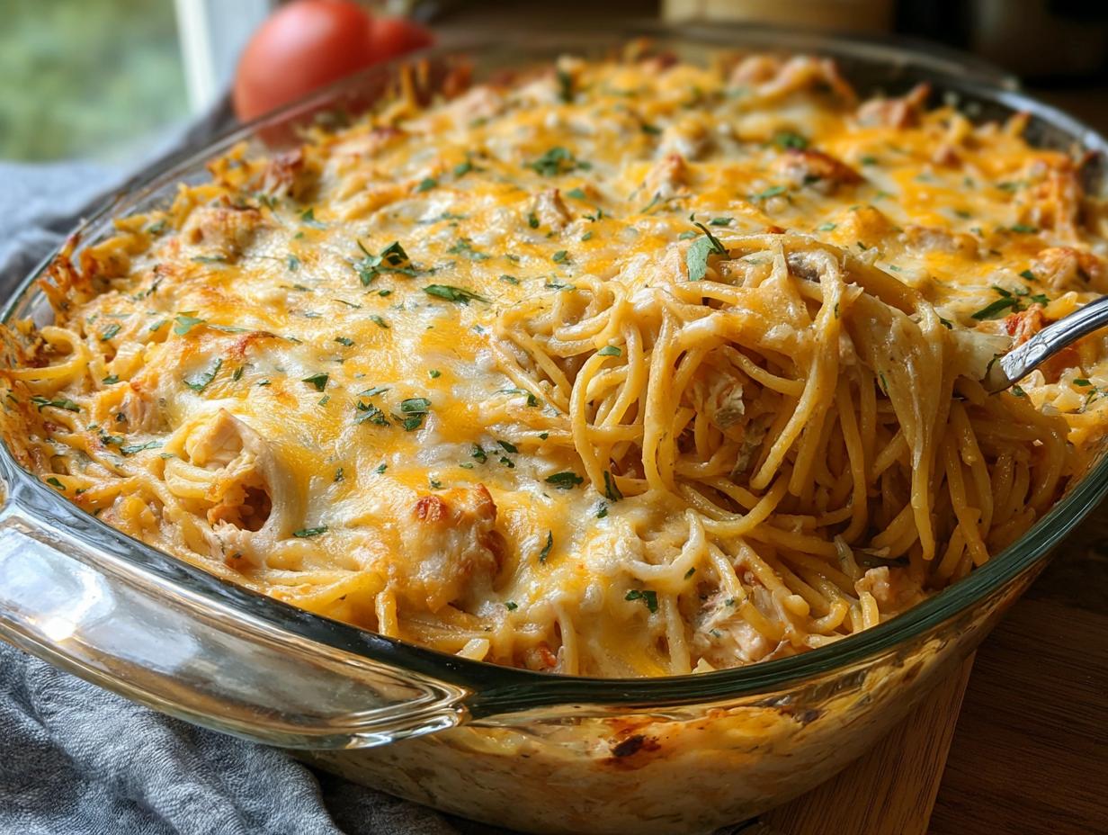 Chicken Spaghetti Casserole: Easy 30-Min Comfort - Chicken Spaghetti Casserole - additional detail