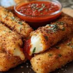 Deep Fried Pizza Sticks: Amazing Cheesy Snack 4 Deep Fried Pizza Sticks