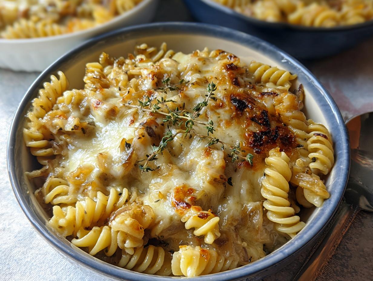 French Onion Soup Pasta: 3 Keys to Comfort