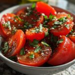Fresh Tomato Garlic Salad