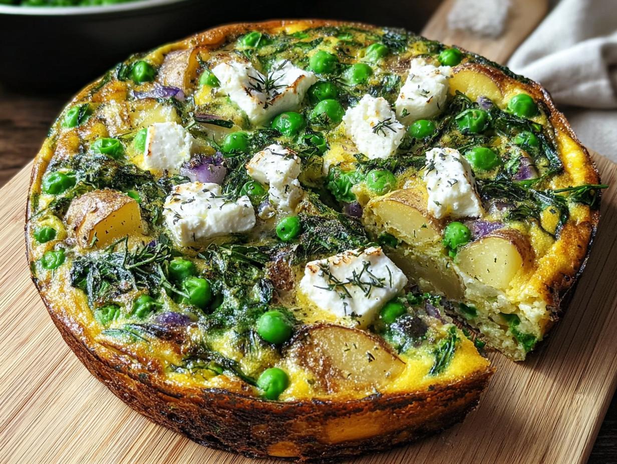 Garden Frittata Goat Cheese: 10 Min Prep - Garden Frittata Goat Cheese - additional detail