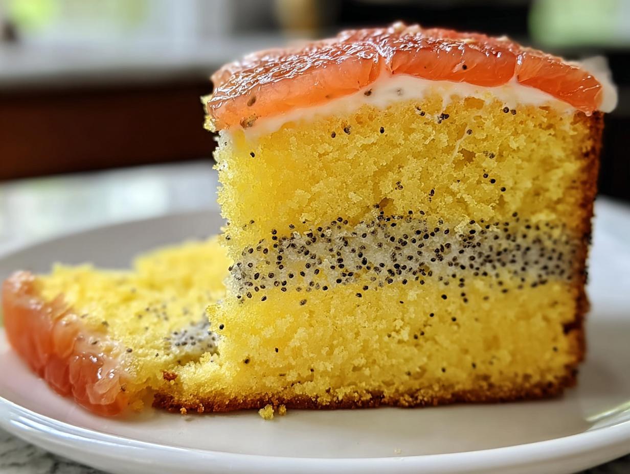 Grapefruit Poppy Seed Cake: Zesty 15-Min Prep Delight - Grapefruit Poppy Seed Cake - additional detail