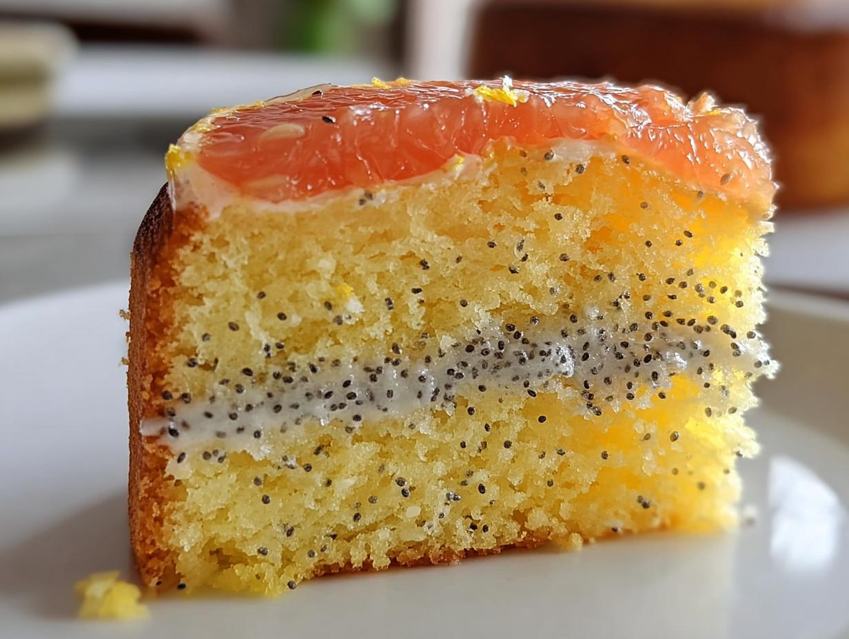 Grapefruit Poppy Seed Cake: Zesty 15-Min Prep Delight - Grapefruit Poppy Seed Cake - additional detail