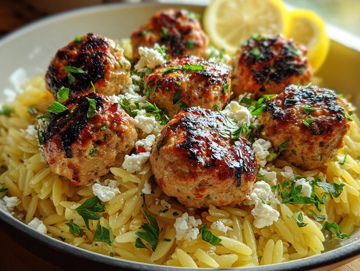 Greek Chicken Meatballs Lemon: Exceptional Flavor - Greek Chicken Meatballs Lemon - main visual representation
