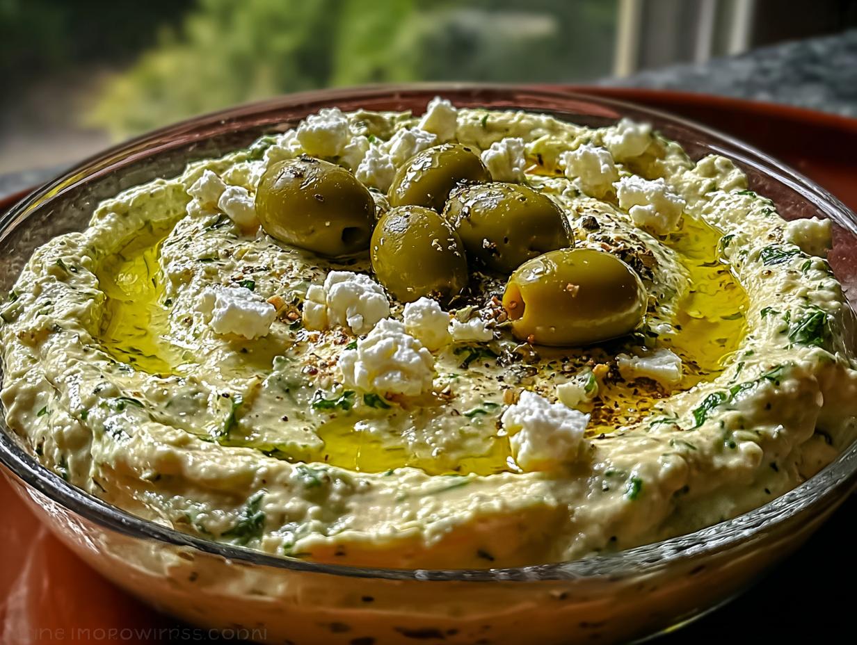 Green Olive Feta Cheese: Quick & Zesty Dip 3 Green Olive Feta Cheese: Quick & Zesty Dip - Green Olive Feta Cheese - additional detail