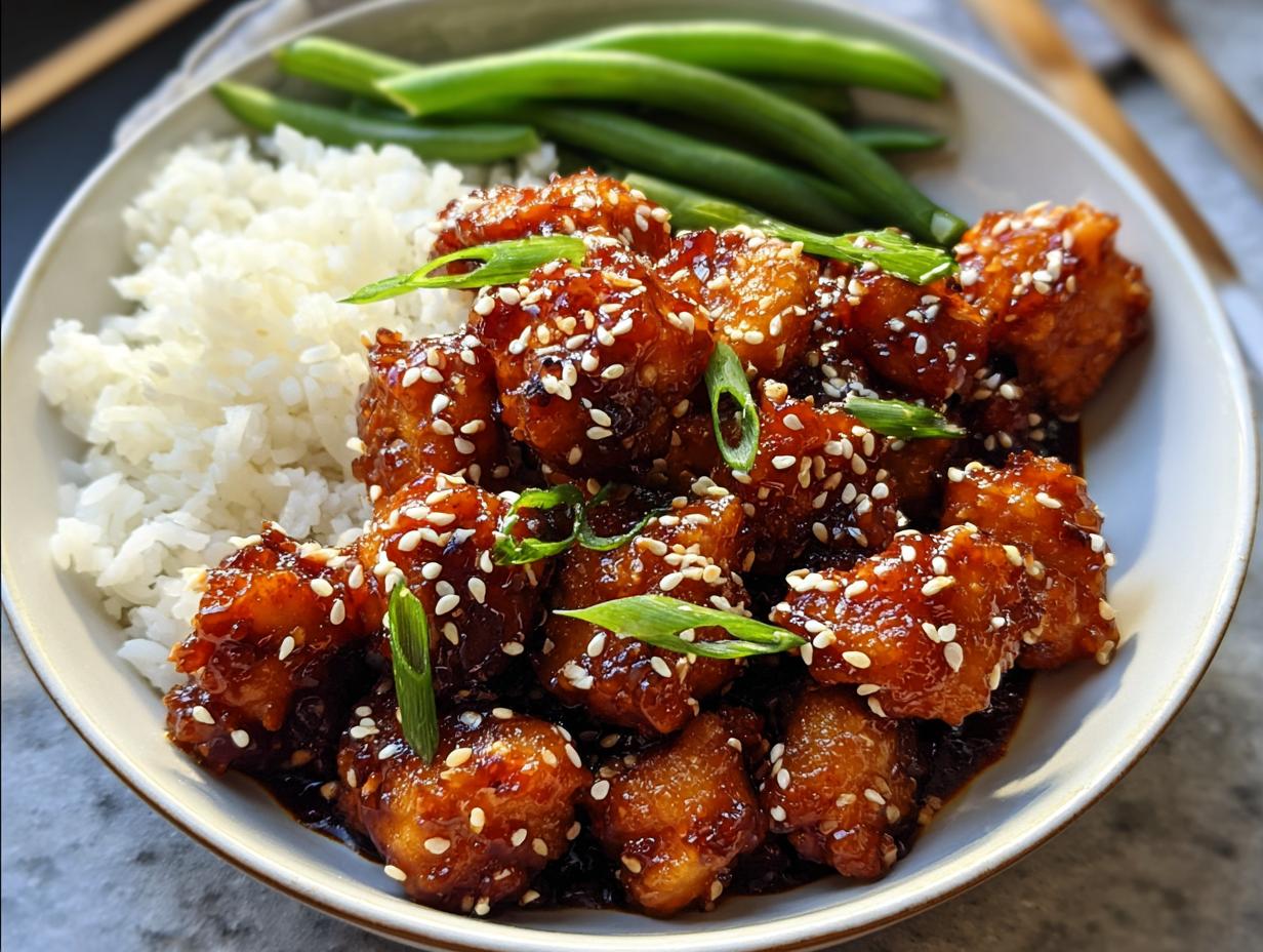 Healthy Sesame Chicken: 1 Easy Low-Calorie Recipe - Healthy Sesame Chicken - main visual representation