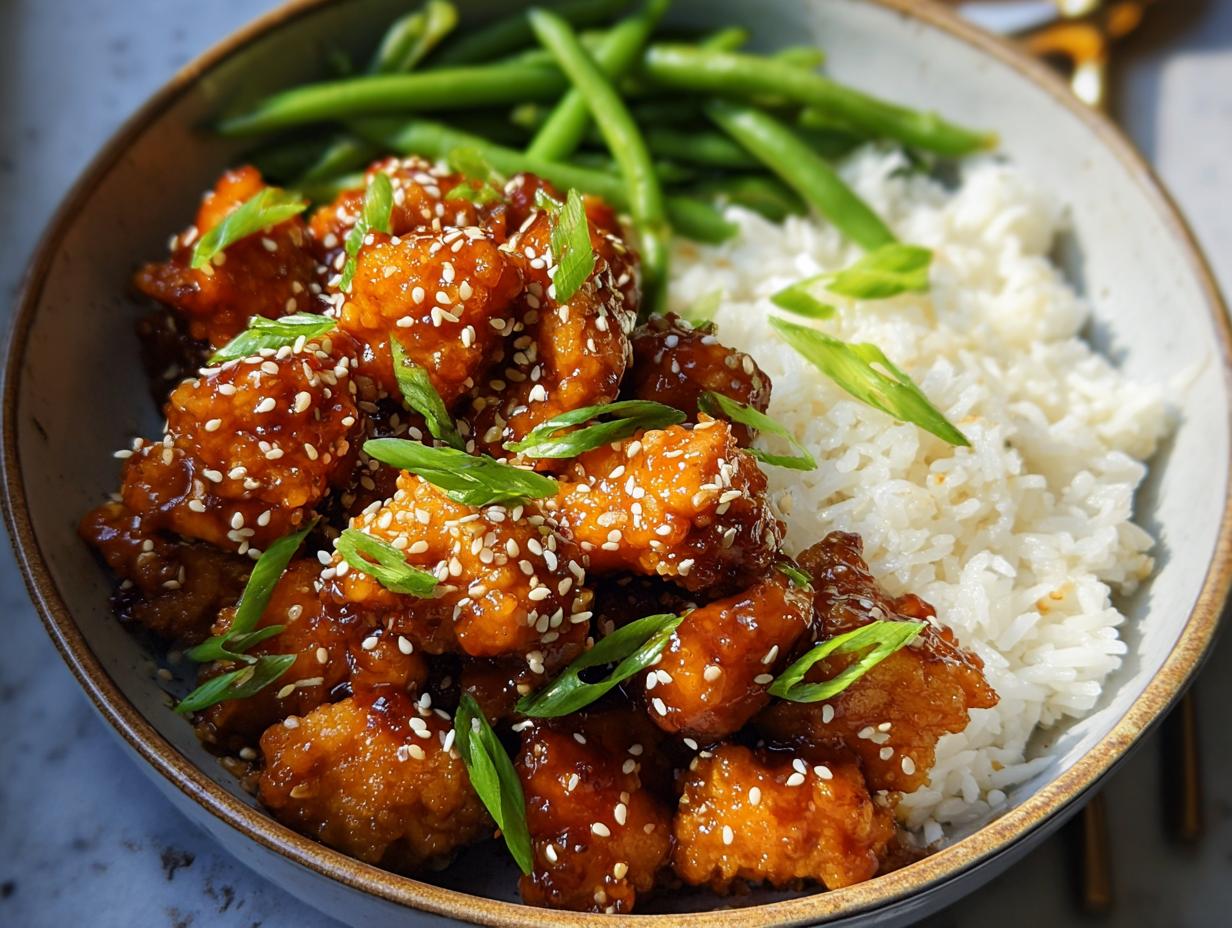 Healthy Sesame Chicken: 1 Easy Low-Calorie Recipe - Healthy Sesame Chicken - additional detail