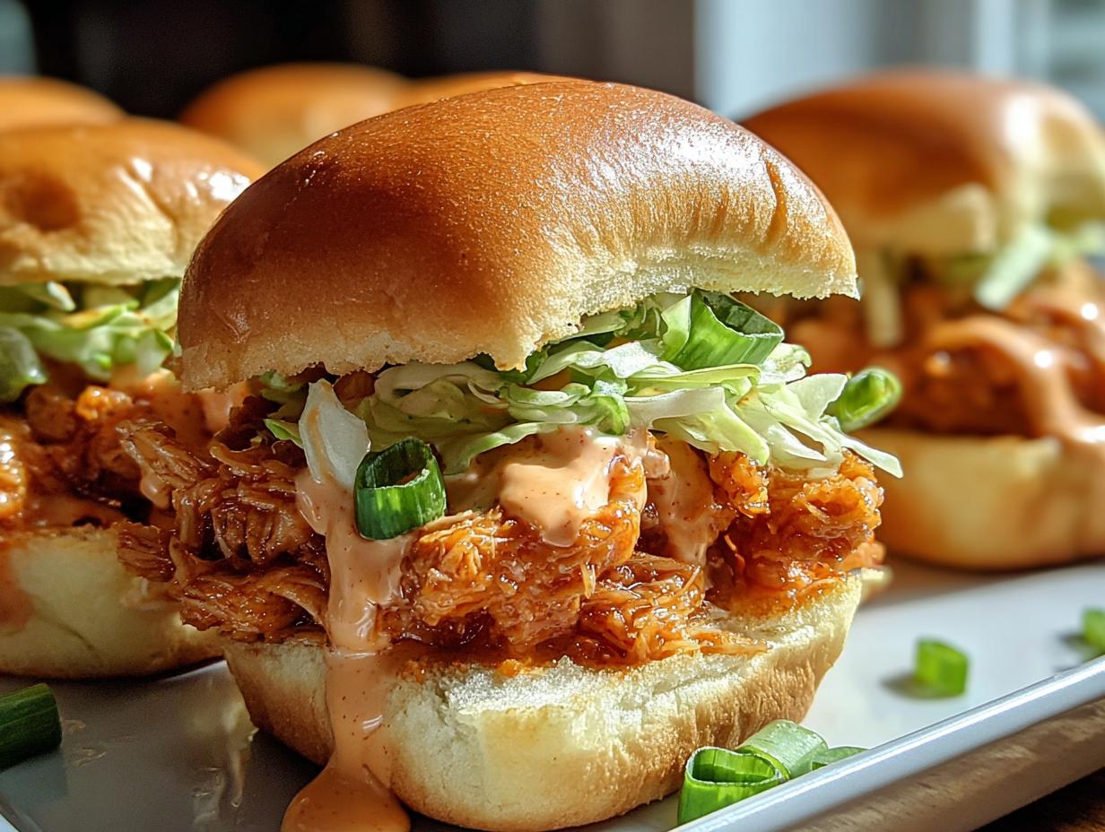 Mouthwatering Bang Bang Chicken: 12 Easy Sliders