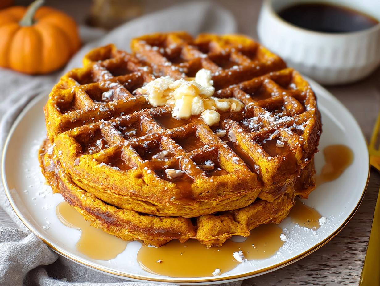 Mouthwatering Cider Pumpkin Waffles: 1 Amazing Recipe