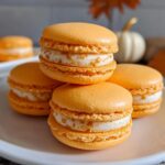 Irresistible Fall Desserts: Golden pumpkin pie macarons 4 Irresistible Fall Desserts Pumpkin