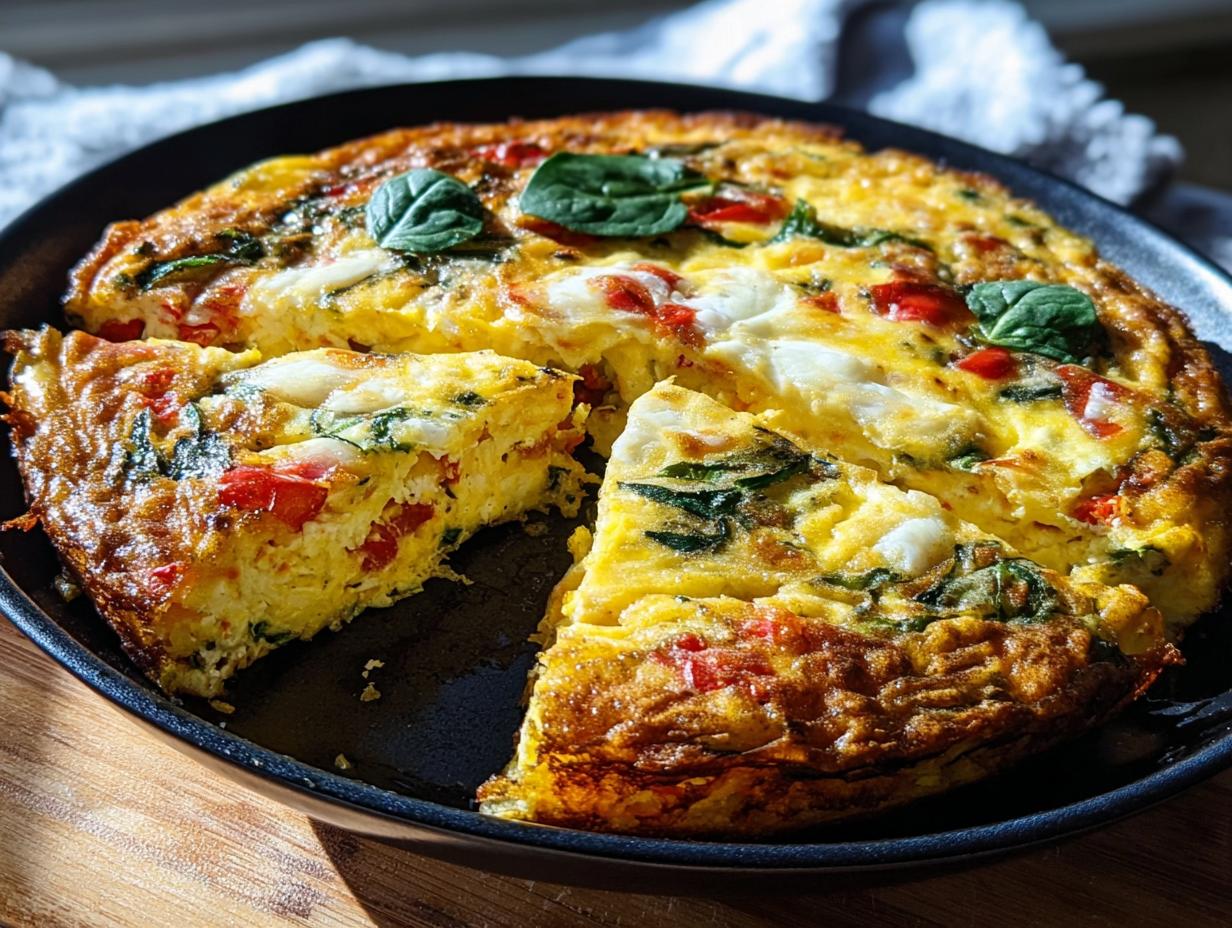 Tempting Frittata Cheesy Baked: 6 Easy Steps