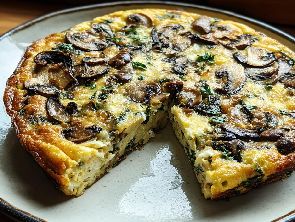 Irresistible Frittata Mushrooms Only
