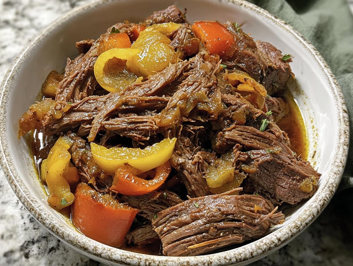 Amazing Low Carb Slow Cooker Italian Beef