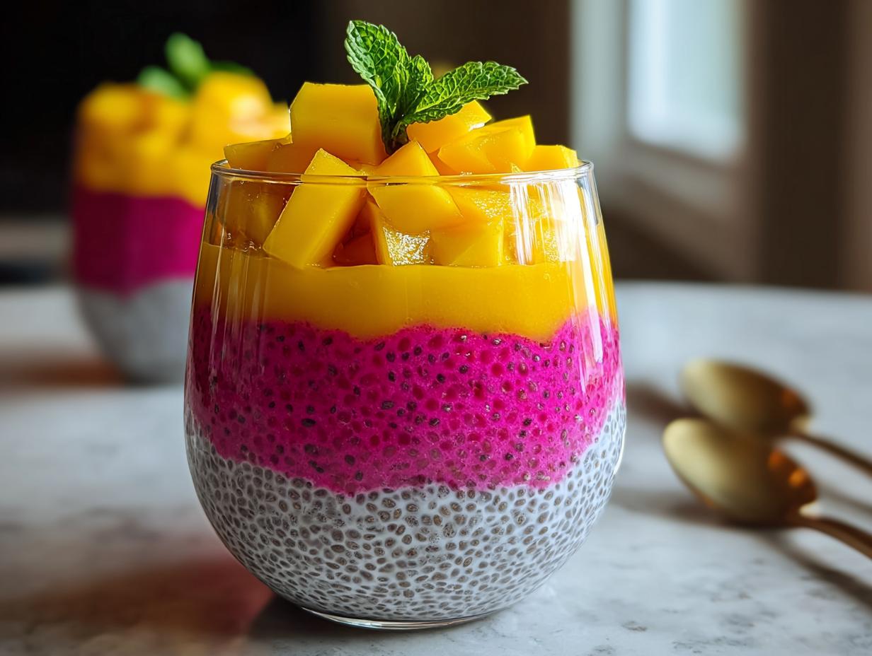 Mango Dragon Fruit Chia: Tropical Bliss 1-Minute Prep - Mango Dragon Fruit Chia - additional detail