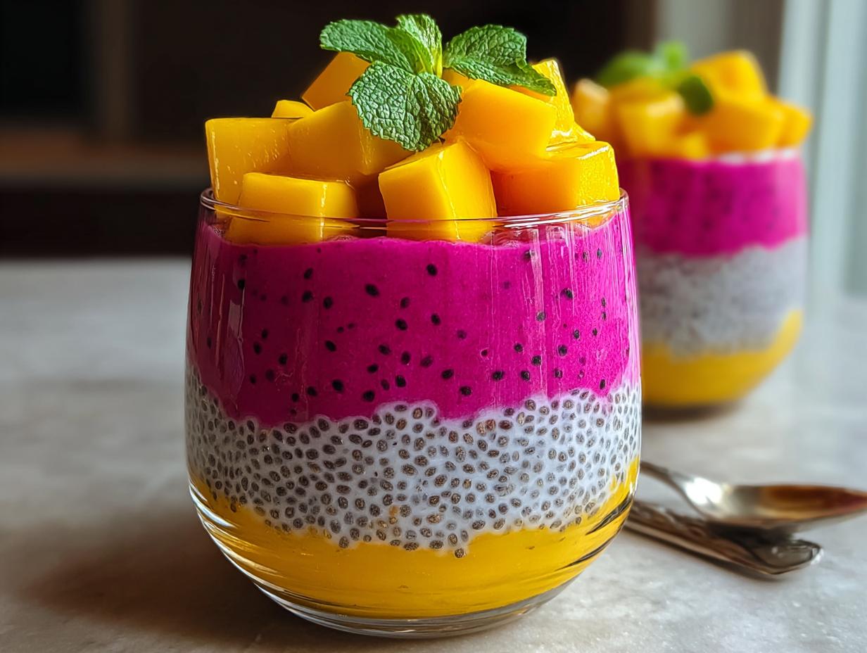 Mango Dragon Fruit Chia: Tropical Bliss 1-Minute Prep - Mango Dragon Fruit Chia - additional detail