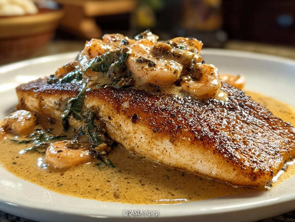 Pappadeaux Catfish Opelousas - close up of ingredients