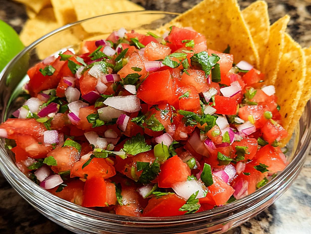 Pico Gallo Delight: 15 Min Fresh Flavor Burst