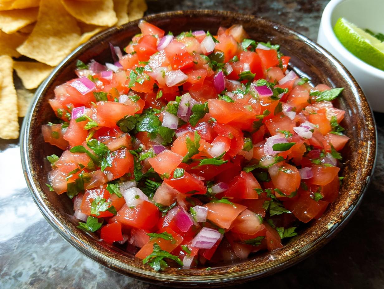 Pico Gallo Mexikanische Salsa: Exceptional Fresh Flavor - Pico Gallo Mexikanische Salsa - main visual representation