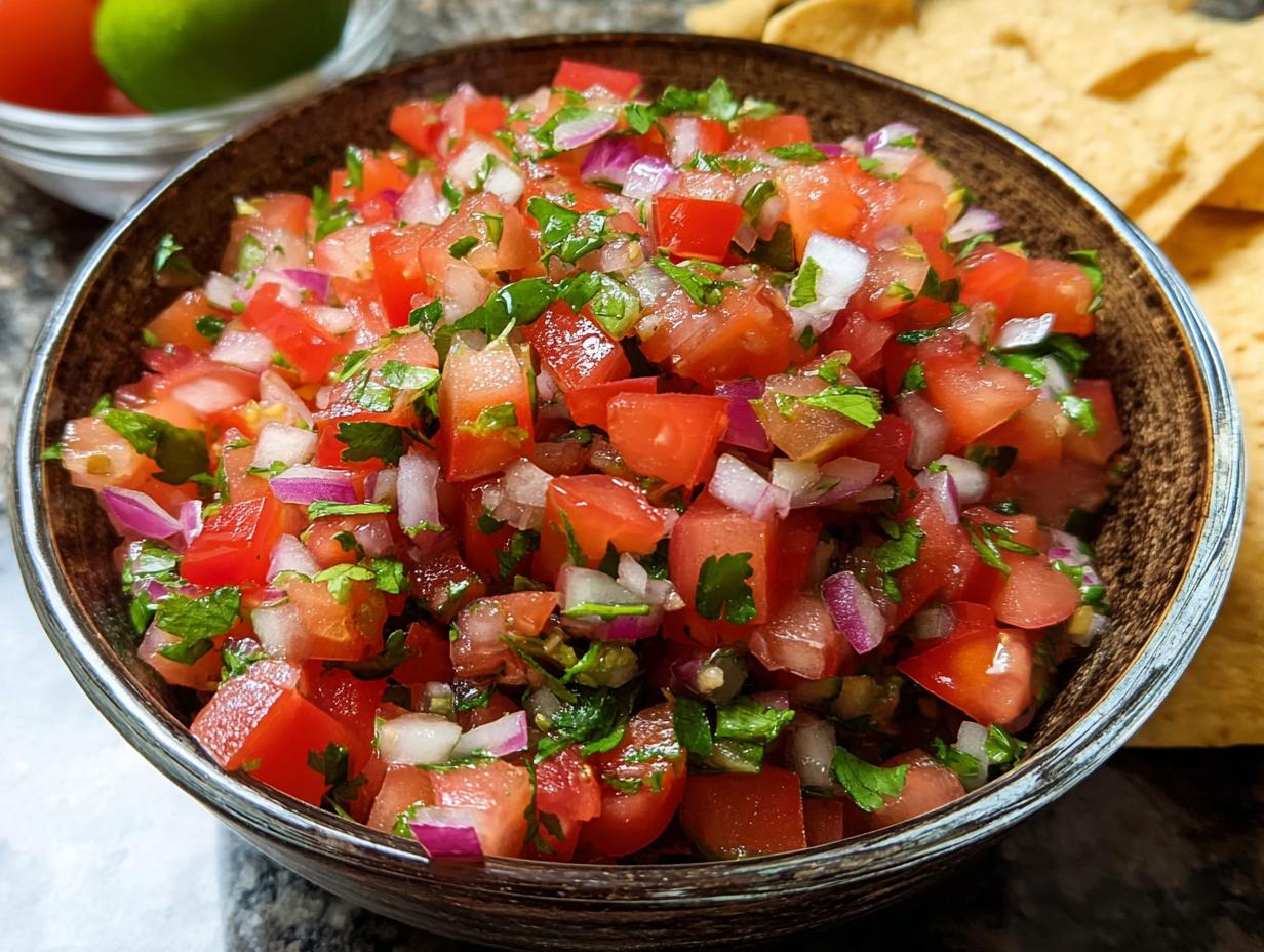 Pico Gallo Mexikanische Salsa: Impressive Fresh Flavor - Pico Gallo Mexikanische Salsa - additional detail