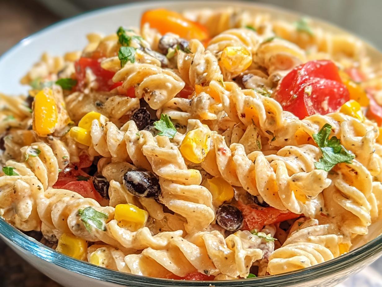 Ranch Taco Pasta Salad: 1 Striking Recipe - Ranch Taco Pasta Salad - additional detail