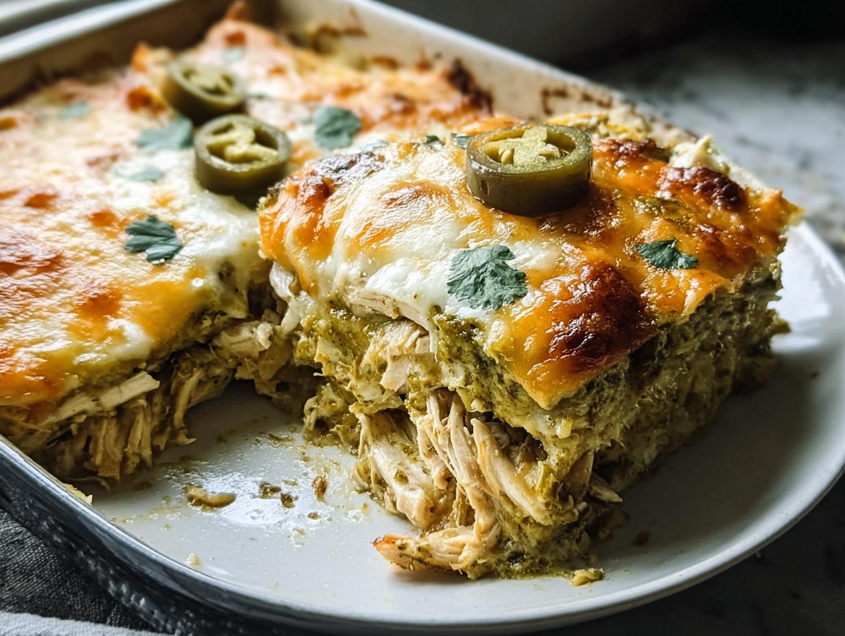 Salsa Verde Chicken Casserole: 30 Min Magic - Salsa Verde Chicken Casserole - additional detail