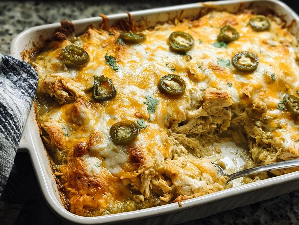 Salsa Verde Chicken Casserole: 30 Min Magic - Salsa Verde Chicken Casserole - additional detail