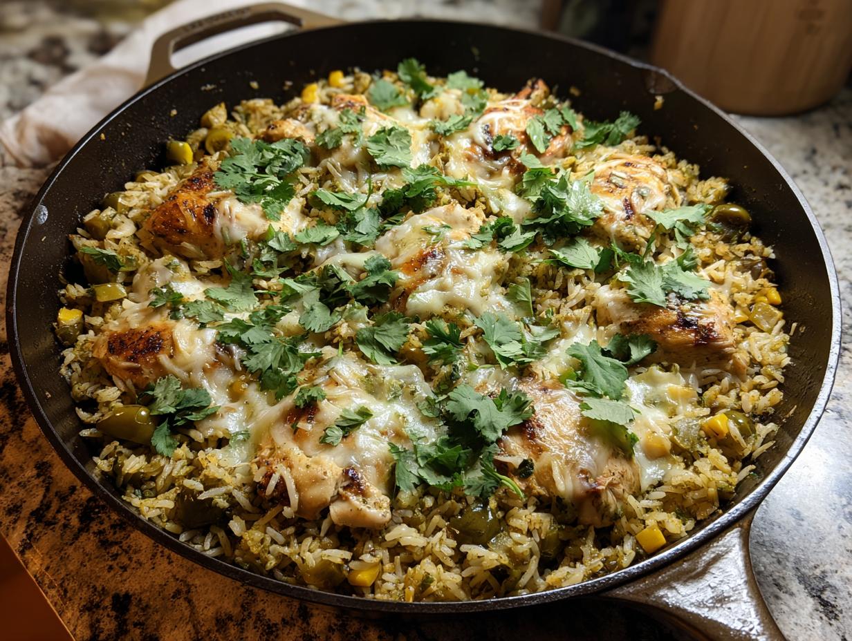 Flavorful Salsa Verde Chicken Rice - 35 Min - Salsa Verde Chicken Rice - additional detail