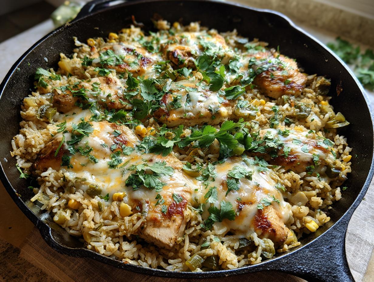 Flavorful Salsa Verde Chicken Rice - 35 Min - Salsa Verde Chicken Rice - additional detail