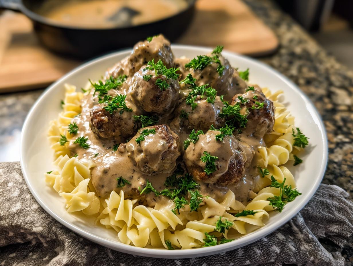 Slow Cooker Swedish Meatballs