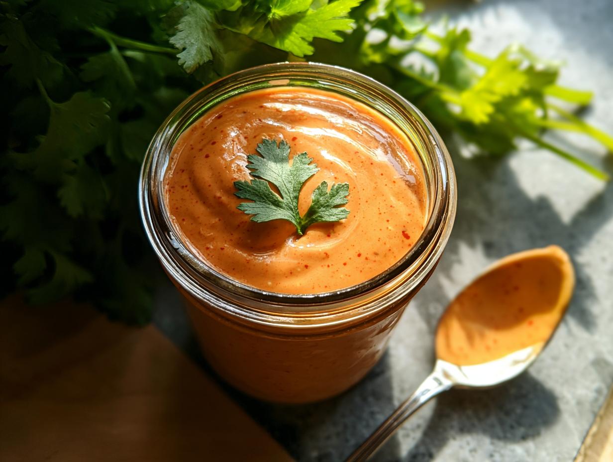 Spicy Sriracha Mayo: Extraordinary 5-Minute Recipe - Spicy Sriracha Mayo - additional detail