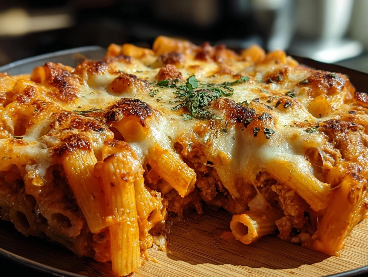 Tomato Tuna Pasta Bake