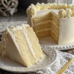 White Velvet Celebration Cake: 3 Easy Steps 4 White Velvet Celebration Cake