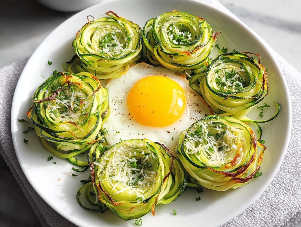 Zoodle Egg Nests: Amazingly Healthy Breakfast - Zoodle Egg Nests - additional detail