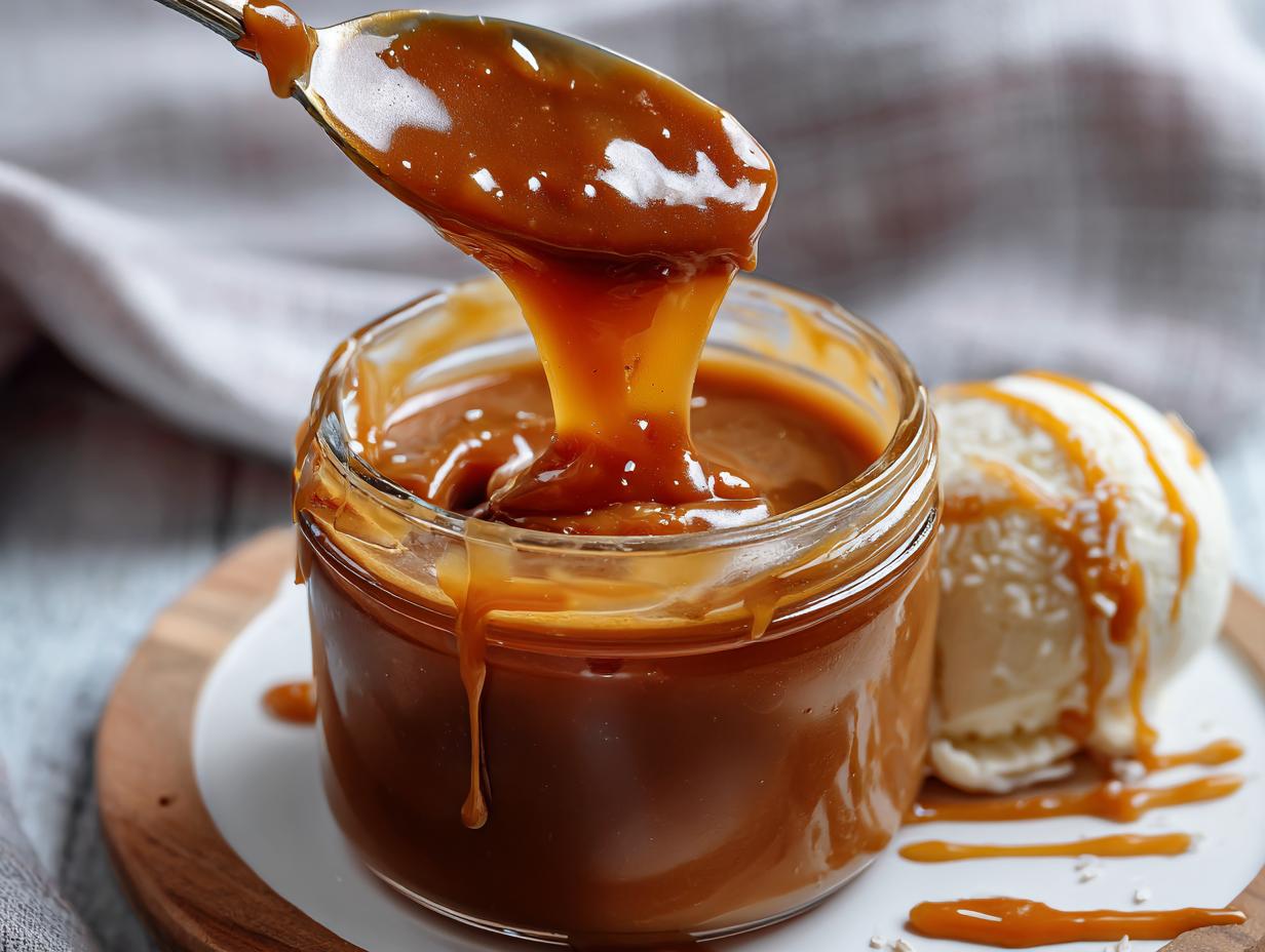 Striking Caramel Sauce in 15 Minutes - Caramel Sauce - main visual representation