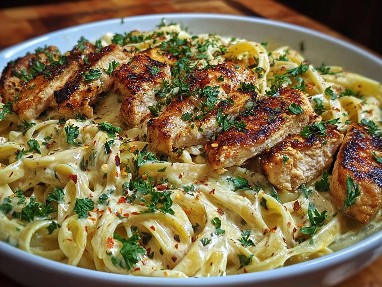 Cheesy Cajun Alfredo Pasta: Amazing Comfort 4 Cheesy Cajun Alfredo Pasta: Impressive Comfort - Cheesy Cajun Alfredo Pasta - additional detail