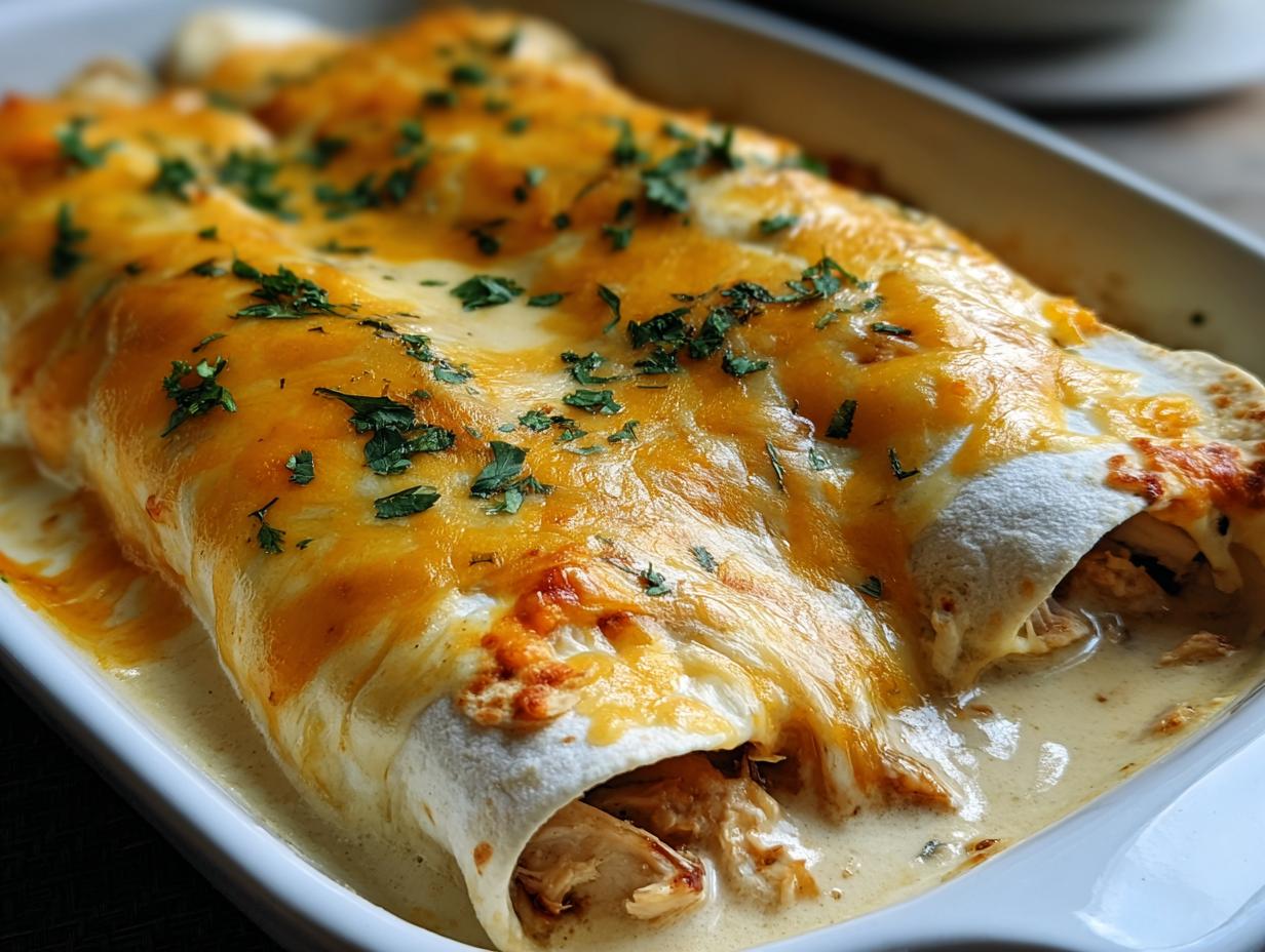 Heavenly Cheesy Chicken Enchiladas Creamy - Cheesy Chicken Enchiladas Creamy - main visual representation