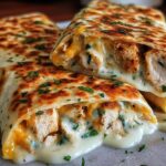 Amazing Cheesy Chicken Garlic Wraps in 30 Mins. 4 Cheesy Chicken Garlic Wraps