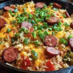 Cheesy Smoked Sausage Rice: 1 Amazing Dish 4 Cheesy Smoked Sausage Rice
